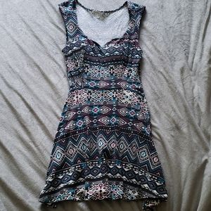 Tribal print summer dress